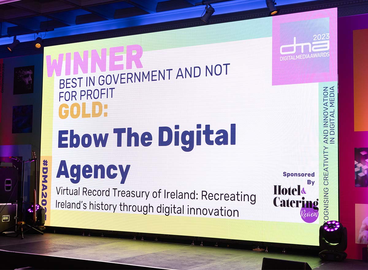 Ebow The Digital Agency at the DMA Awards 2023