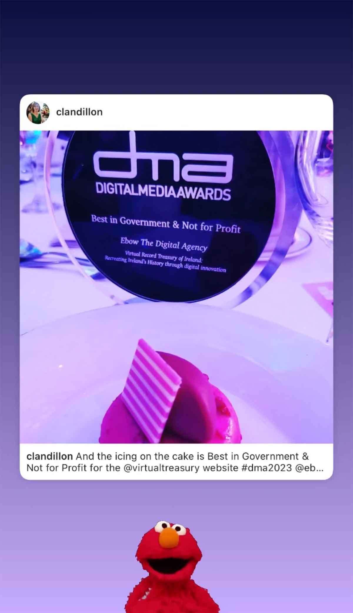 Ebow The Digital Agency at the DMA Awards 2023